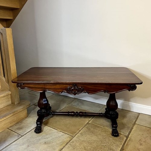 Superb Quality Antique William IV Large Freestanding Library Centre Table 