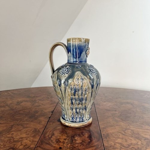 Fantastic Quality Antique Victorian Doulton Lambeth Jug 
