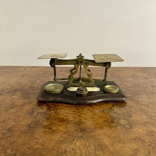 Lovely Antique Edwardian Postal Scales & Weights