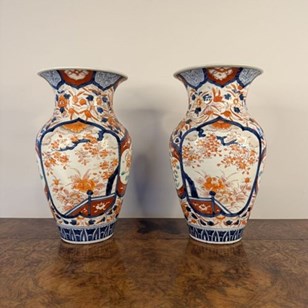 Fantastic Large Pair Of Antique Jap...