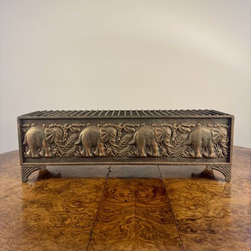 Rare 19Th Century Copper Warmer Centre Piece 