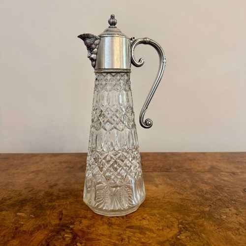 Wonderful Quality Antique Edwardian Claret Jug