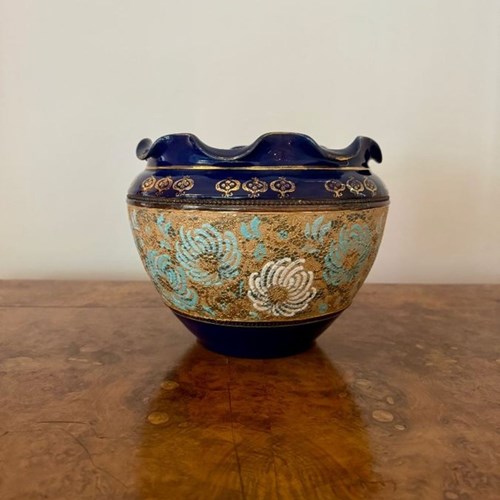 Excellent Quality Antique Royal Doulton Jardiniere