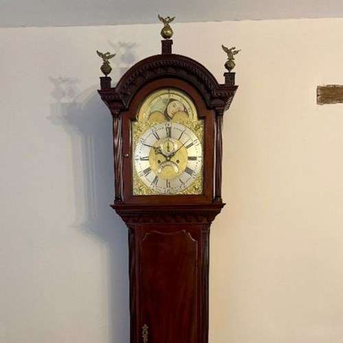 Fantastic Quality Antique George III Mahogany Eight Day Long Case Clock 