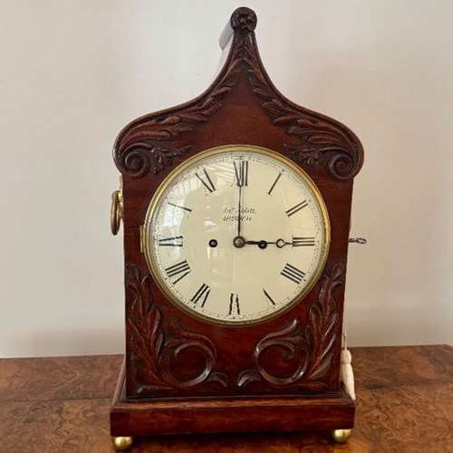 Outstanding Quality Antique Victorian Mahogany Bracket Clock