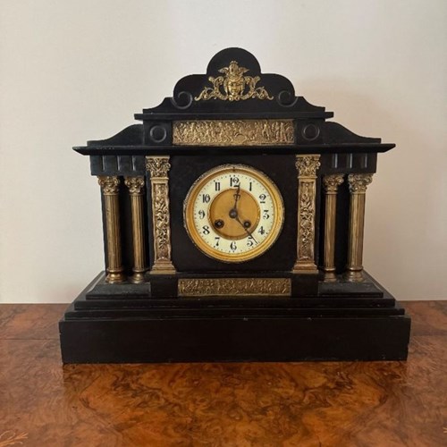 Fantastic Quality Large Antique Victorian Mantle Clock 