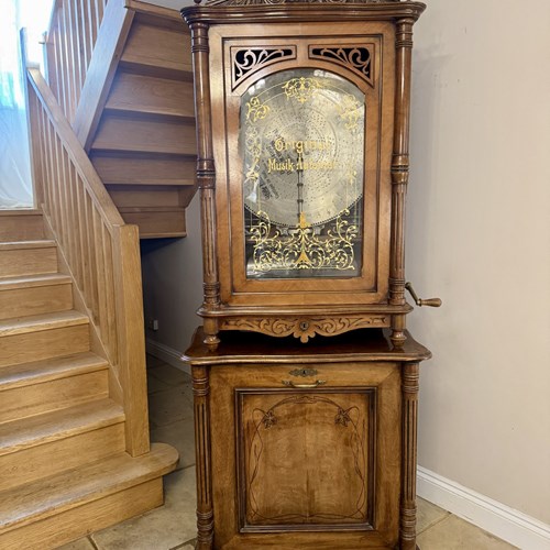 Magnificent Large Antique 19Th Century Original Musik-Automat Symphomian 