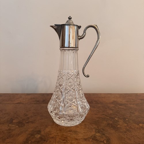 Quality Antique Edwardian Silver Plated Claret Jug 