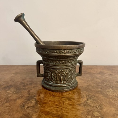 Quality Antique Bronze Pestle And Motar