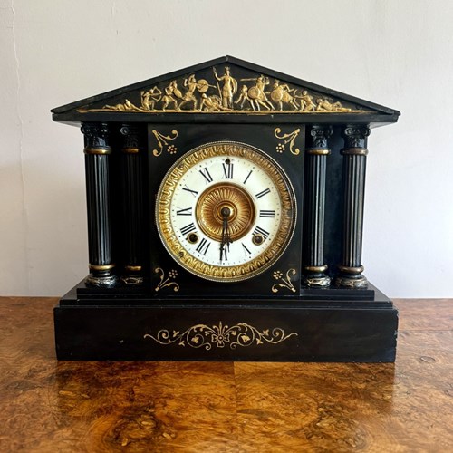 Fantastic Quality Antique Marble Mantle Clock