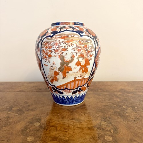 Fine Quality Antique Japanese Imari Shaped Vase