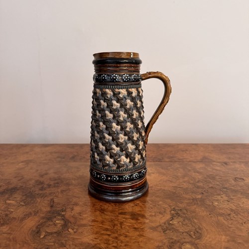 Stunning Quality Antique Victorian Doulton Lambeth Jug 