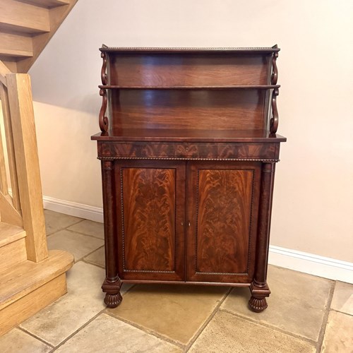 Quality Antique Regency Mahogany Chiffonier 