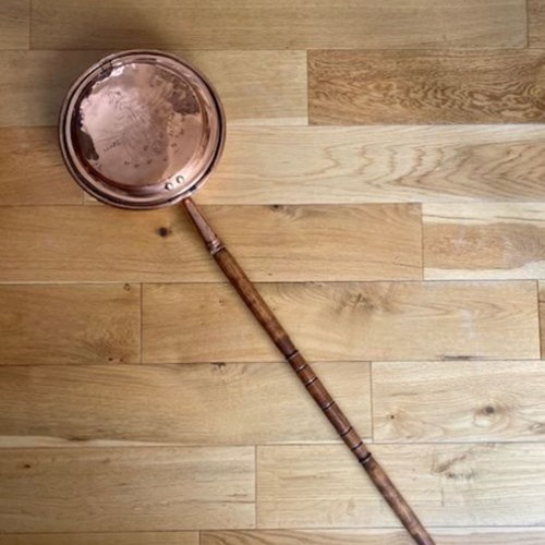 Antique George III Copper Warming Pan 