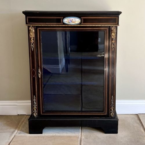 Quality Antique Victorian French Display Cabinet