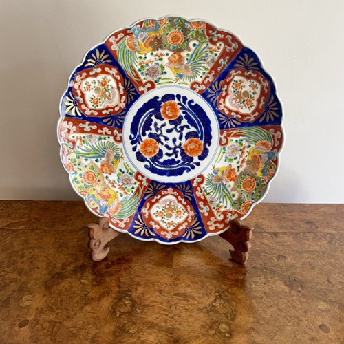 Fine Quality Large Antique Japanese Imari Plate