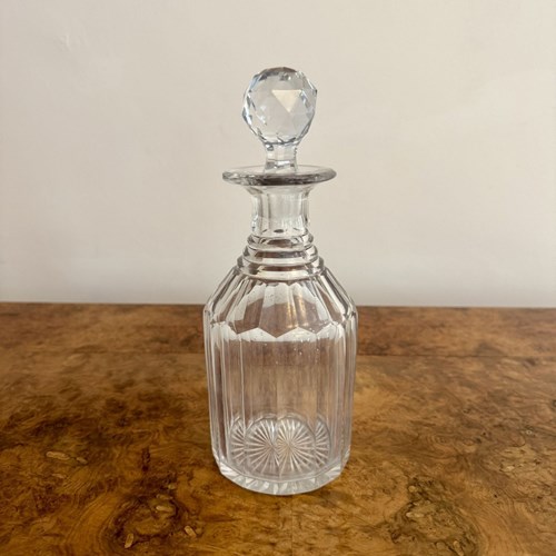 Quality Antique Victorian Glass Decanter 