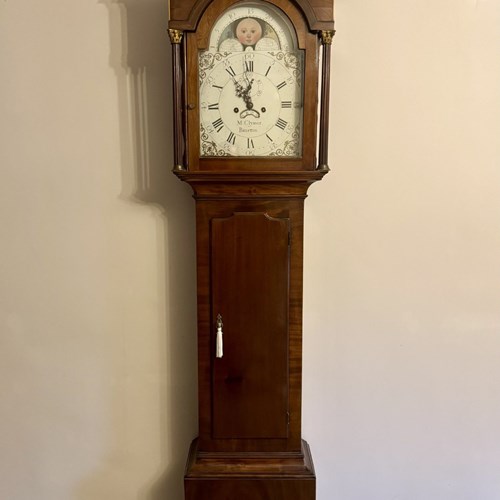 Impressive Quality Antique George III Mahogany Eight Day Longcase Clock