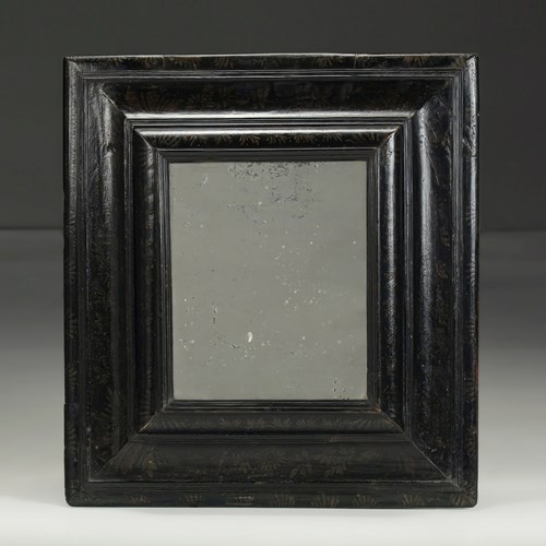 Ebonised Mirror, XVII Century