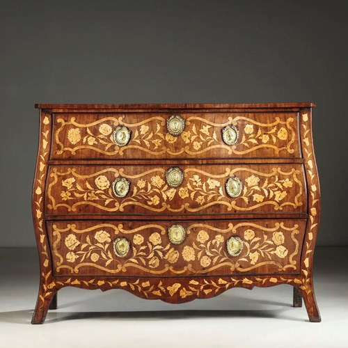 Dutch Floral Commode, XVIII Century 