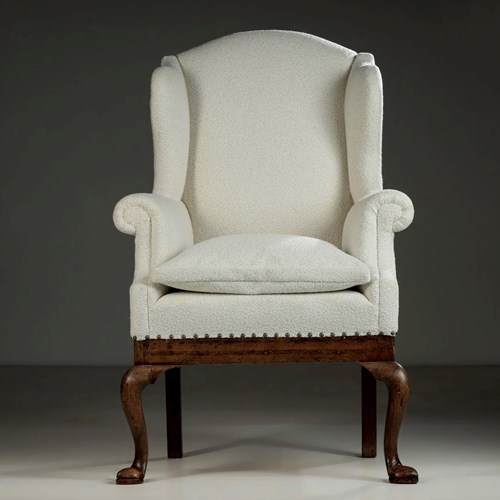 A George III Boucle Armchair 