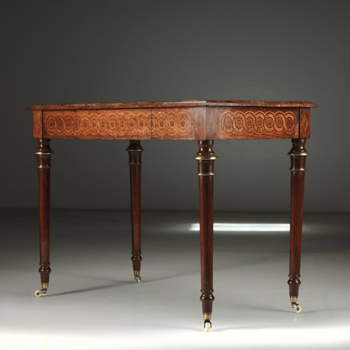 Louis XV Style Marquetry Desk, C.1890