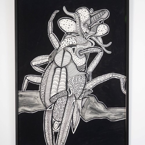 Abstract Insect No.1 Original Artwork - ARTHUR ALLAN WILSON, Scottish | 1944-202