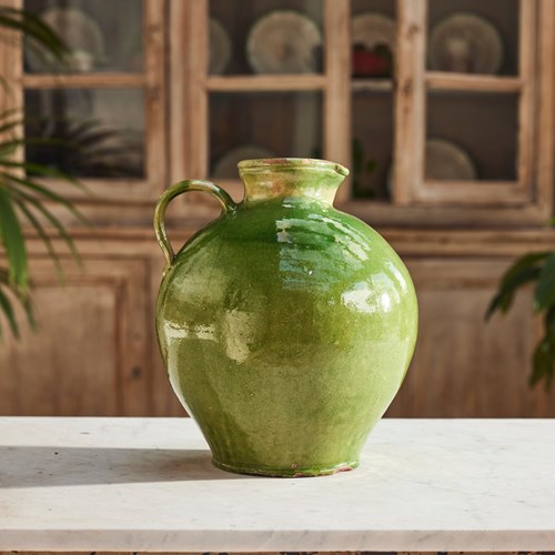 Glazed French Water Jug