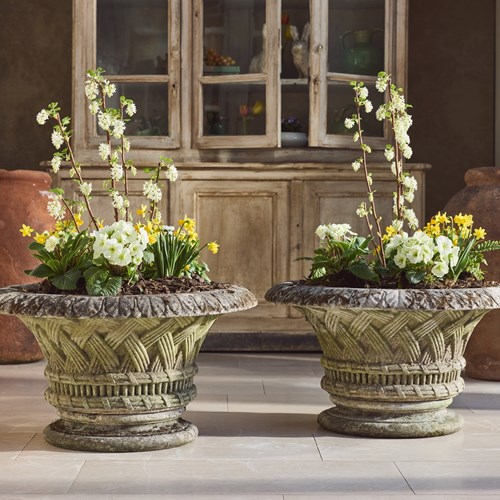 Scottish Weave Basket Planters