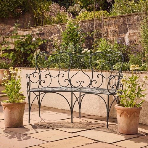 19Th  Century French Curved Bench