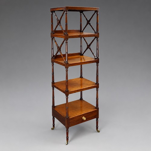 A Fine George III Whatnot Of Unusual Design