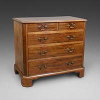 A superior quality George III mahogany chest .