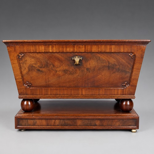 A Superb Regency Flame Mahogany Wine Cooler