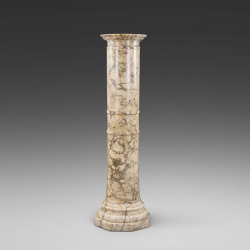 An Early 20Th Century Calacatta Marble Column