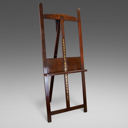 A 19Th Century Mahogany Easel