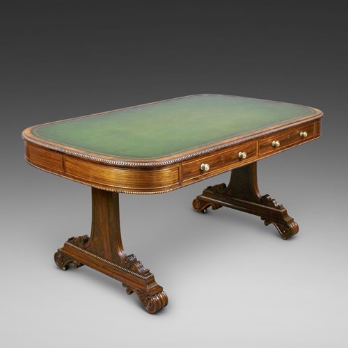 A Fine Rosewood Partners Writing Table