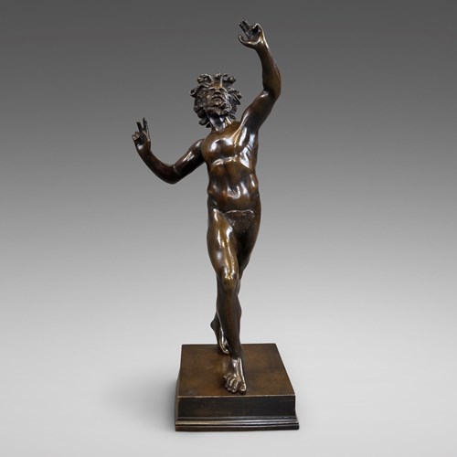 Late C19th Italian Bronze ‘Grand Tour’ Souvenir Of A Dancing Fawn