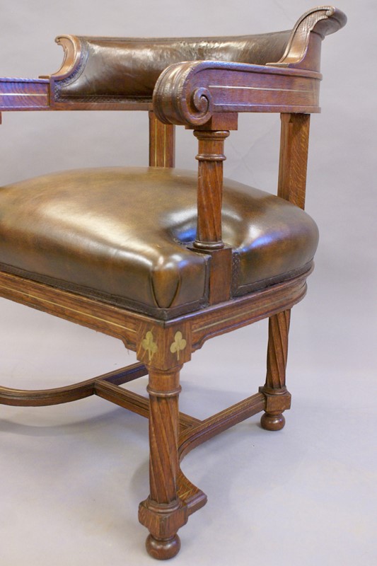 A rare bold 19th century brass inlaid arm chair-w-j-gravener-antiques-dsc03842-main-637062162873075881.jpg