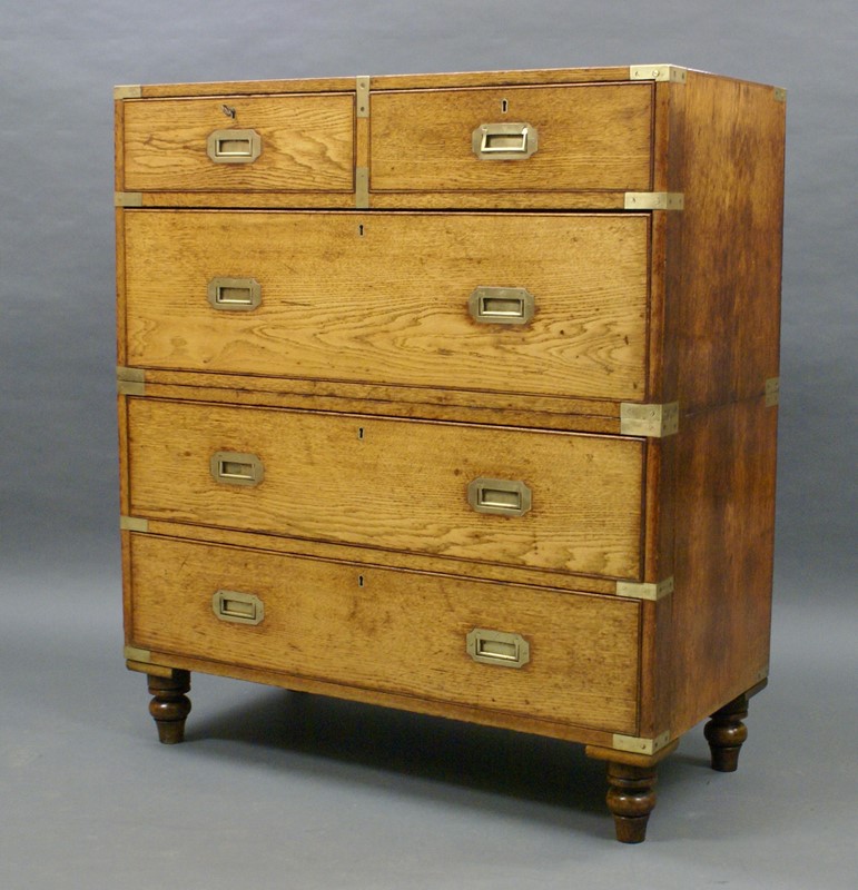 An oak military or campaign chest of drawers-w-j-gravener-antiques-dsc08352-main-637741376974647929.jpg