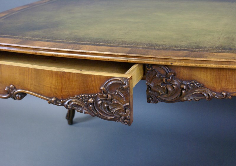 A large 19thC French walnut writing table-w-j-gravener-antiques-dsc09259-main-637869279246070634.jpg