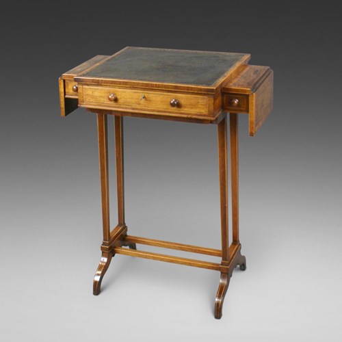 A Small Regency Rosewood Writing Table
