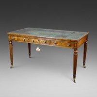 A fine George III period rosewood writing table