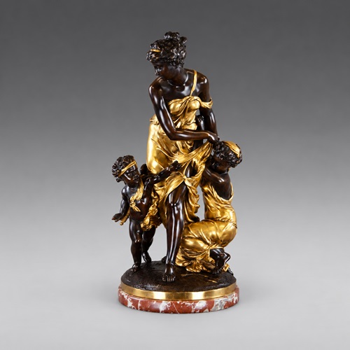 A Fine 19Th Century Glit Bronze