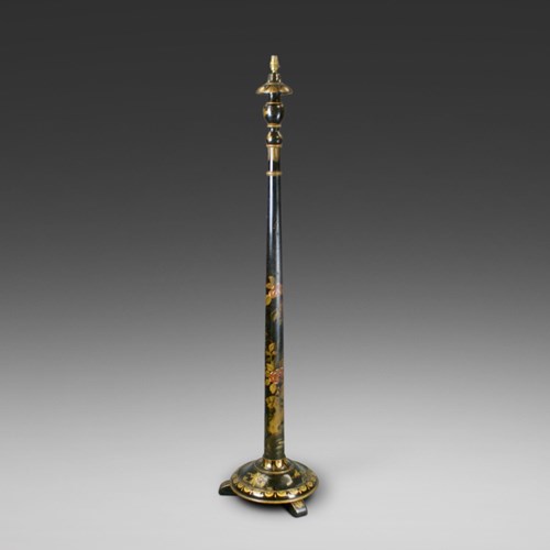 A Decorative Chinoiserie Standard Lamp