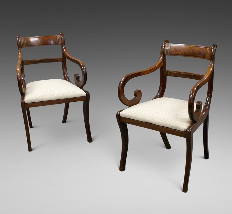 A pair of Regency mahogany brass inlaid arm chairs-w-j-gravener-antiques-p-3-main-637784586166958219.jpeg