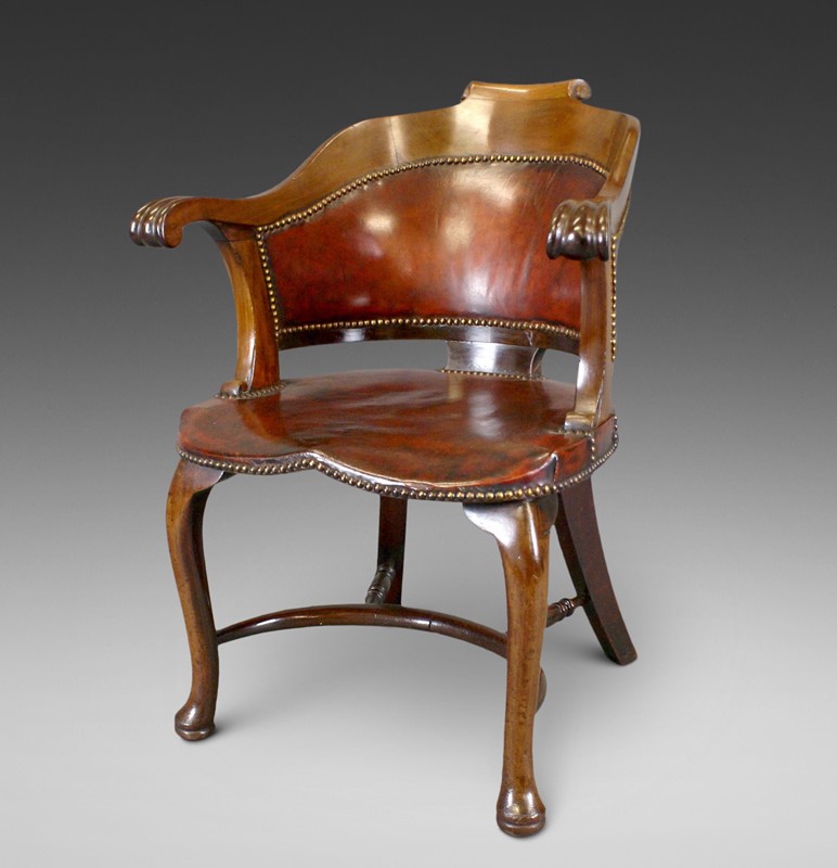A walnut and leather arm chair-w-j-gravener-antiques-p-3-main-637846007840980616.jpeg
