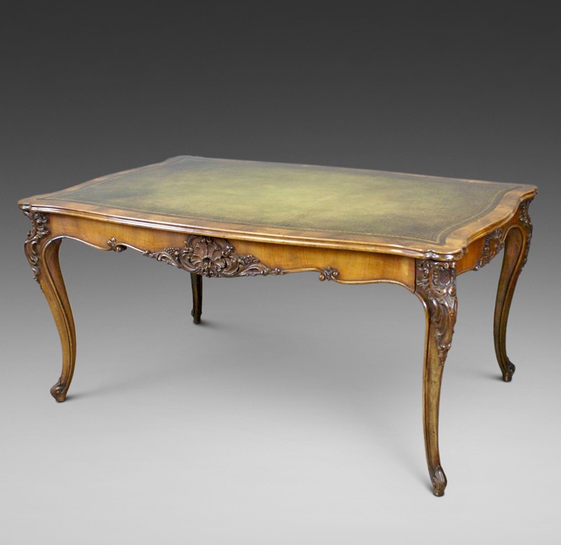 A large 19thC French walnut writing table-w-j-gravener-antiques-p-main-637869278680492601.jpeg