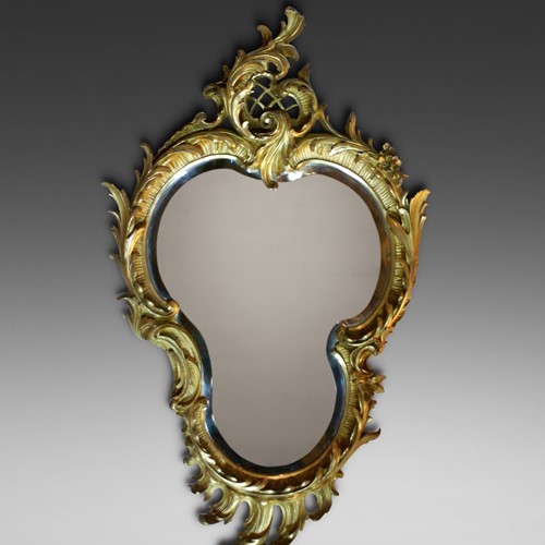 A superb 19thC gilt frame wall mirror.