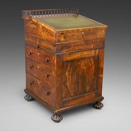 Regency Rosewood Davenport Probably By Gillows