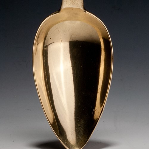 Silver Form Brass Spoon